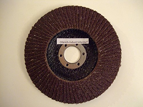 Olbrich-Industriebedarf Fächerscheiben 125 mm Stahl, Metall, Holz Korn 80 - 50 Stück