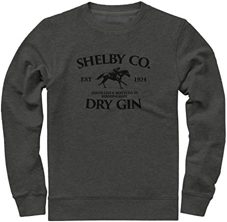 Vintage Style Shelby Brothers Gin Inspired by Peaky Blinders Tshirt - Mens Long Sleeve Tshirt