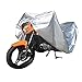 GOGO 180T Motorcycle Cover, Scooter Covers, Motorcycle Accessories, M-XXXL - Black/Silver,L