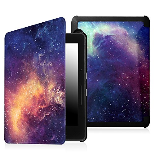 Kindle Voyage Hülle Case - Fintie Ultra Slim Lightweight Schutzhülle Tasche Cover mit Auto Schlaf / Wach Funktion Standfunktion nur geeignet für Kindle Voyage, Die Galaxie