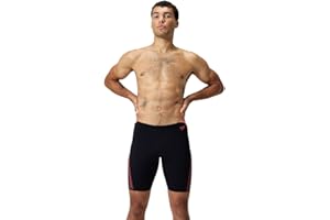 Speedo Men's Hyperboom Splice Jammer Swimming Trunks | Quick Drying | Training | Fitness | Chlorine Resistant Jammer (Pack of 1)