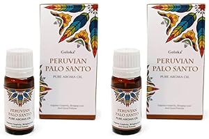 Aromasenses.-2 unidades Aceite Esencial Palo Santo Puro Goloka 10 ML (Palo Santo)