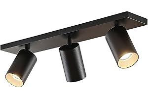 ‎ARCCHIO Arcchio Deckenlampe, Deckenstrahler 350° drehbar, 90° schwenkbar, Deckenspot 3x GU10, ohne Leuchtmittel, Deckenleuchte, Spotbalken, Strahler, Spot