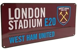 WEST HAM UNITED FC West Ham Colour Street Sign marca West Ham