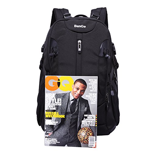 BanGe Wasserdicht Laptop Rucksack 17 Zoll Business Backpack Rucksäcke Multifunktionsrucksack Schwarz - 7