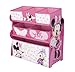Disney Minnie Mouse Multi-Bin Toy Organizer (Pink)