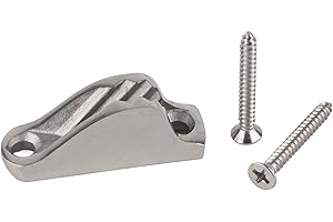 EVGATSAUTO Rope Cleat, Boat Clam Cleat Rope Line Clamp Jam Grip Boat Hardware Parts Sailing Kayak Marine Accessories