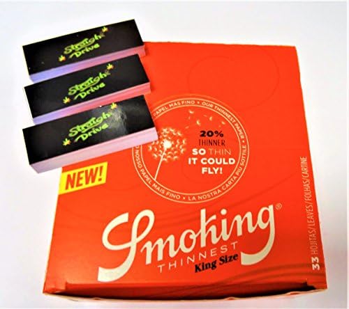 MONTCHERRY BRAND EXCLUSIVE 3 TIPS AND INTRODUCING NEW SMOKING THINNEST ULTRA THIN KING SIZE SLIM ROLLING PAPERS 50 BOOKLETS COMBO BY TRENDZ