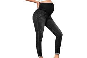 Baitang jeans skinny jeans, för gravida kvinnor graviditetsjeans, långa mammabyxor jeans, byxor slitna jeans, moderskap jeans, denim leggings, för gravida jeans