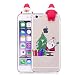 Produktbild Hülle für iPhone 6 Plus, Hülle für iPhone 6S Plus, Crazylemon Niedlich Weihnachtsgeschenk Ultradünn Weich Flexibel TPU Silikon Zurück Hülle Kreative Süßes Schöne Weihnachtsmann Puppe Dekorationen Passt Perfekt Schutzhülle für iPhone 6S Plus 6 Plus 5.5 Zoll - Muster06