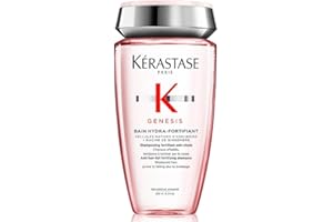 Kérastase Genesis, Nourishing & Fortifying Shampoo, For Weakened Hair and Hair Loss, With Ginger Root & Edelweiss Flower, Bain Hydra-Fortifiant, 250ml