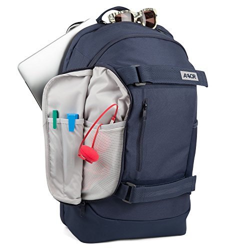 AEVOR Rucksack Bookpack für die Uni und Freizeit inklusive 15 Zoll Laptopfach und Skateboard Tragesystem - 6