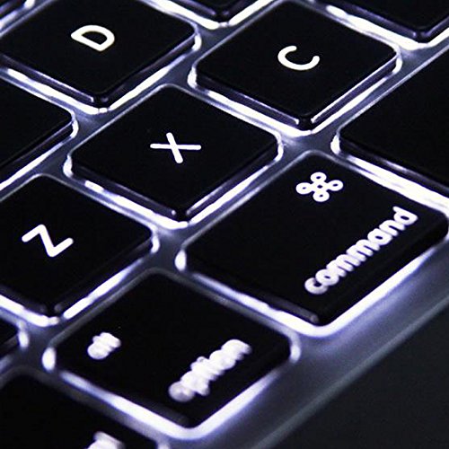 Fintie [Ultra Schlank] Silikon Tastaturschutz QWERTY für New MacBook Retina 12-Inch (A1534) und New MacBook Pro 13-Inch mit Retina Display A1708 (2016 Release, No TouchBar), Klar - 6