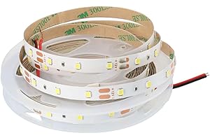 Jandei - Tira LED 5 Metros 12V No Impermeable IP20, Luz Fría 6000K, 300 LED SMD2835, Ancho 8mm. Iluminación Decoración Muebles, Vitrinas, Dormitorio, Salón, Estantería (no incluye fuente alimentación)