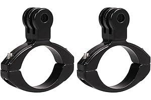 SHEEPPING Kamera Fahrrad Lenkerhalterung Fahrradlenker Halterung Befestigung Lenker Halterung für Gopro Hero Action Kamera 2 Stück
