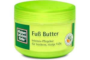 Allgäuer Latschenkiefer Fußbutter 200 ml, Intensivpflege mit Shea Butter, für sehr trockene Füße, original Allgäuer Latschenkiefer