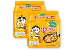 [Let's Go Market] Samyang Buldak Ramen Hot Chicken Flavour Noodle (Pack of 10) (Cheese)