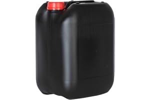 HARD Garrafa 20 Litros Negra Boca ancha ADR Homologada Agua Gasolina Resistente Químicos Furgoneta Camper Camping Aire acondicionado liquidos acidos deposito homologacion Transporte Productos peligrosos