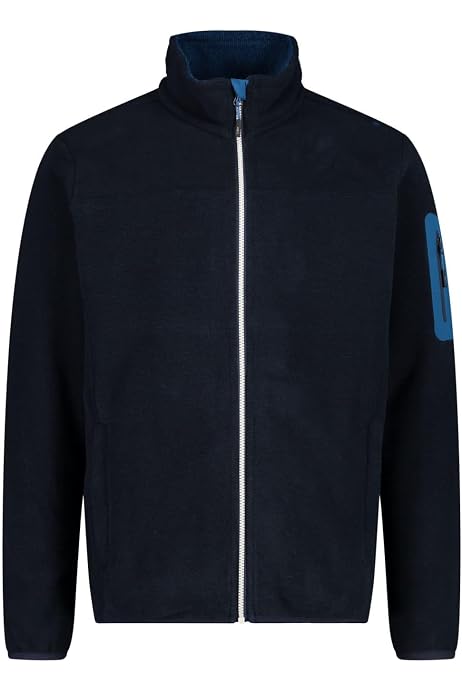 CMP Herren Jacke Knit-Tech Mit Kapuze | Warme Freizeitjacke Für Outdoor & Alltag