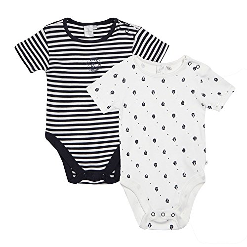J By Jasper Conran Kids Designer Babies Pack Of Two Navy Body Suits 9-12 Months
