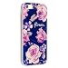 Produktbild Nancen Apple iPhone 5 / 5S / SE (4 Zoll) Blitz Pulver Handy Hülle . Weich TPU Silikon Case / Hülle / Handyhülle Backcover. Anti-Kratz und Anti-Staub.Blitz Pulver Pfingstrose Rosa