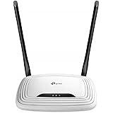 TP-Link TL-WR841N N300 WLAN router (300Mbit / s (2.4GHz), 4 x 10 / 100Mbit / s LAN ports, for connection to cable, DSL, fiber