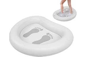 SHENRONGTONG Bacino Gonfiabile Per Pediluvio Per Piscina, Bacino Per Immersione Piedi Per Scaletta Di Ingresso In Piscina, Piedi Puliti Per Piscina, Lavabo Per Piedi Portatile, Piedi Puliti Per Spiaggia All'aperto
