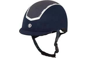 BR Casque d'équitation Sigma pailleté en microfibre Noir