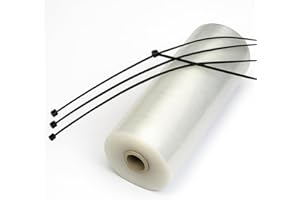 HOME SMART Temporary Rainwater Downpipe 20 Metre Kit for Gutter Outlets Storm Drainage