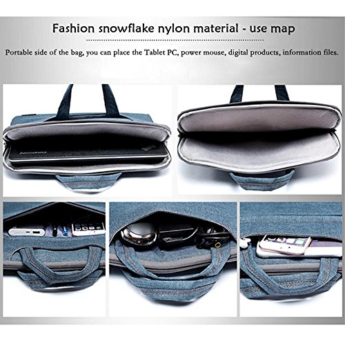 Pawaca 11 6 Zoll D  nner Laptop-H  lle-Kasten mit Handgriff  Nylon Sto  fest Sch  tzender Aktenkoffer Beutel Laptop Tasche und Aufbewahrungsbeutel f  