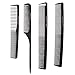 Ayliss® 4pcs Black Professional Salon Hairdressing Hair Styling Anti-static Comb Set