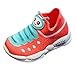 Produktbild Deloito Kleinkind Sportschuhe Mädchen Babyschuhe Cartoon-Raupe Turnschuhe Jungen Freizeit Stricken Sneaker Kinder Atmungsaktiv Laufen Socken Schuhe (Wassermelonenrot,25 EU)
