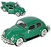 Produktbild alles-meine.de GmbH VW Volkswagen Käfer 1300 Coupe Java Grün mit Weissbandreifen 1/24 Motormax Modell Auto mit individiuellem Wunschkennzeichen