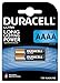 Pile alcaline Duracell spéciale AAAA 1,5 V, pack de 2 (LR8D425), conçue pour une utilisation dans les stylos numériques, dispositifs médicaux et phares