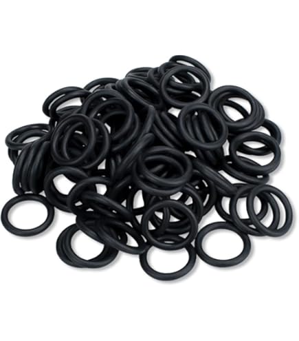 SOURCING MAP Nitrile Caoutchouc Joints Toriques 12,5mm OD 9,5mm ID 1,5mm Largeur Métrique