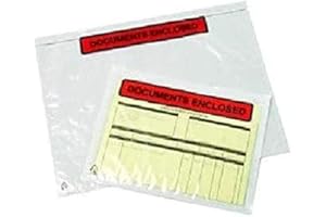 ANTALIS Masterline Packing-list Envelopes Polythene-front A4/C4 Documents Enclosed 315 x 235mm Ref PLE-DOC-A4 [Pack of 500]