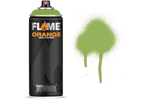 Molotow Flame Orange Spray Paint - Matt Acrylic 400ml Can Grass Green FO-628