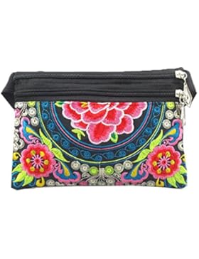 JT-Amigo Bauchtasche Hüfttasche Waistbag Schmetterling Grün