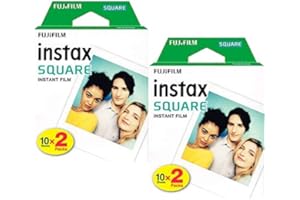Fujifilm Instax SQUARE Film Bundle Pack (40 Shots) + FREE Wall Album