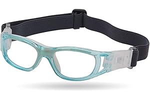 cigemay Occhiali per Bambini, Accessori per Occhiali da Basket Regolabili da Calcio per Adolescenti, naselli in Silicone Super Morbidi, per Bambini dai 5 ai 15 Anni