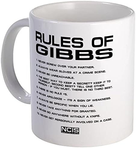 CafePress - NCIS: Gibbs Rules - Unique Coffee Mug, 11oz Coffee Cup, Tea Cup