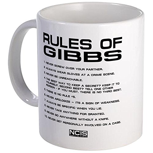 CafePress - NCIS: Gibbs Rules - Unique Coffee Mug, 11oz Coffee Cup, Tea Cup