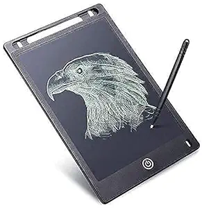 Annie Innovative Presents Writing pad for Kids 8.5 inch Display with Quick Erase Button Graphic Tablet |Led Writer Pad| (Multi Color)