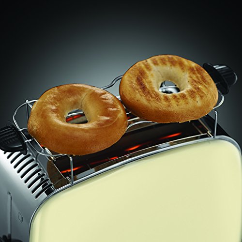 Russell Hobbs 23334-56 Colours Plus+ Classic Cream Toaster, 6 einstellbare Bräunungsstufen, 2 extra breite Toastschlitze, creme - 6