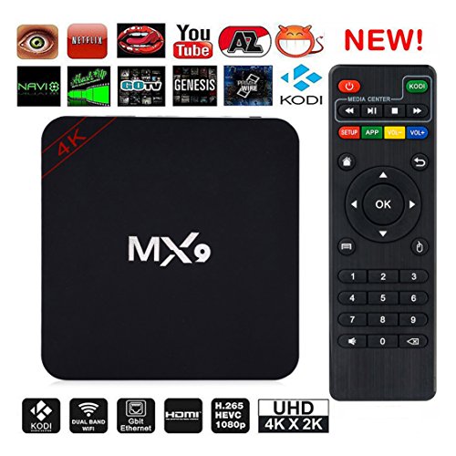 A Z Link Oppo F5 Compatible MX9 High Efficiency VIdeo Coding 4K Ultra HD Android Smart TV Box Compatible With All Android Or Iphone Devices (Turn Your TV Into Smart TV)-Black RS.2899 (64.00% Off) - Amazon