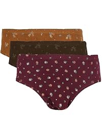 Dixcy Josh Women's Panties Pinted Design Assorted Color Combo of 3
