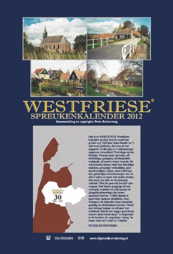Westfriese spreukenkalender 2012 Westfriese spreukenkalender 2012