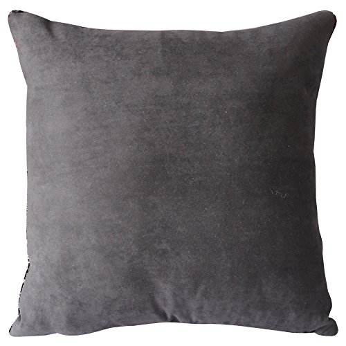 DrCosy Wende Pailletten Kissenbezug 40×40 cm Meerjungfrau Zierkissenbezüge reversible Dekokissen Fall aus Polyester und PVC (Silber/Schwarz) - 4