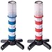 Price comparison product image Magnatek LED Flashing Roadside Emergency Beacon Flares-Two RED/BLUE Flares with Solid Storage Case