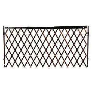 Evenflo Expansion Swing Wide Gate Extra-Wide Gate Farmhouse, Dark Wood